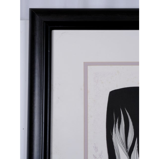1981 Eyvind Earle "Girl With the Raven Hair" Artist Hand Signed & Numbered Limited Edition 133/260 Very Good Overall Condition, Needs TLC - See Notes For Sale - Image 9 of 14