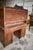 1950s Large Leather Top Home Office Secretary Desk For Sale - Image 9 of 13