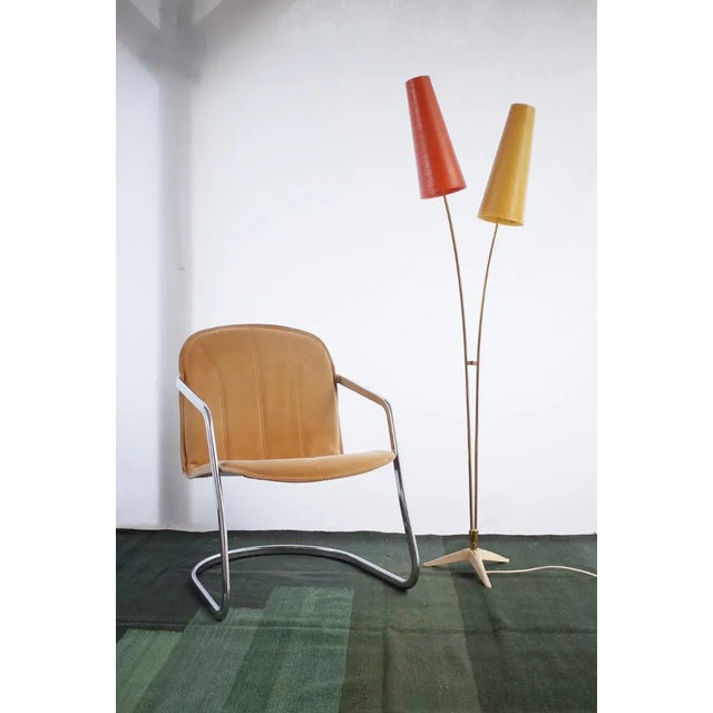 Very rare Cosack style floor lamp from the 1950s. It is manufactured to a very high quality and spreads a very pleasant,...