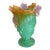 Vintage Daum France Pate De Verre Art Glass Vase W Grapes For Sale