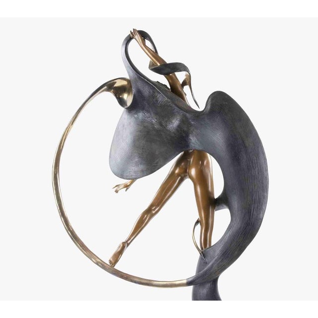 Angelo Basso, Leda Sculpture, 1986, Bronze For Sale - Image 9 of 11