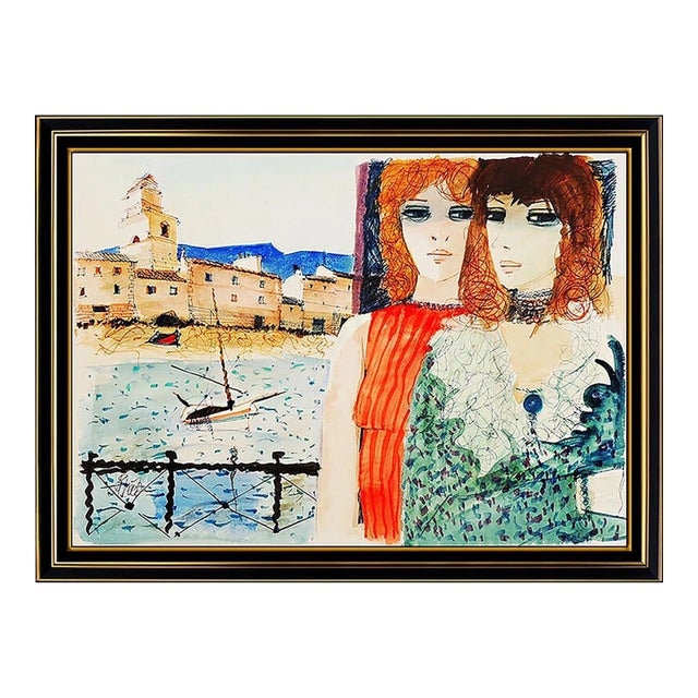 Late 20th Century Ladies of the Harbor, Charles Levier For Sale
