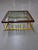 Vintage Erwin-Lambeth "Fender" Brass Plated Coffee Table For Sale - Image 10 of 12