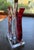 Plastic Vintage David Muniz 23" Ruby Red & Clear Lucite Art Sculpture 1996, Signed. Rare For Sale - Image 7 of 14