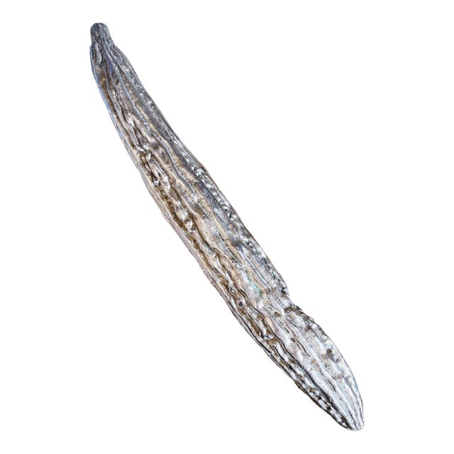 Vintage Maitland-Smith Silvered Bronze English Cucumber For Sale