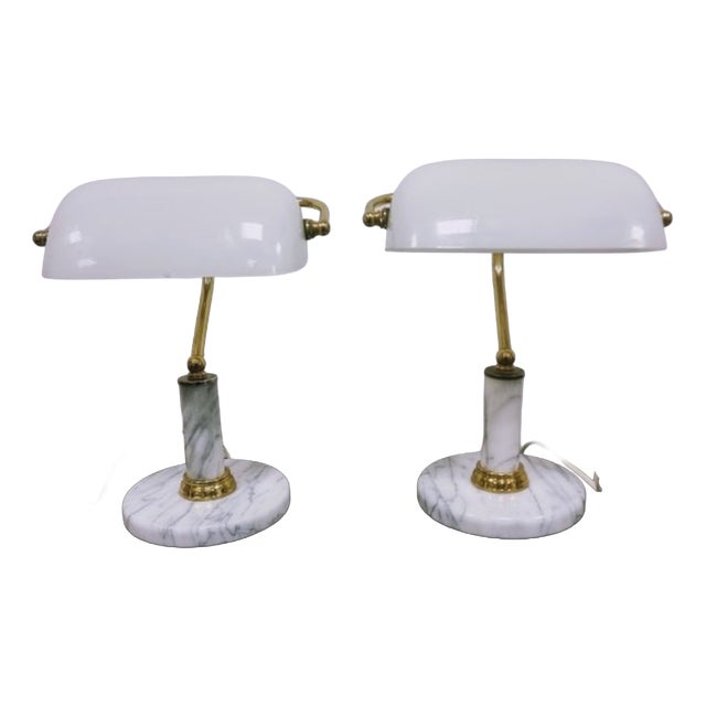 Vintage Notary Lamps, 1970s, Set of 2 For Sale