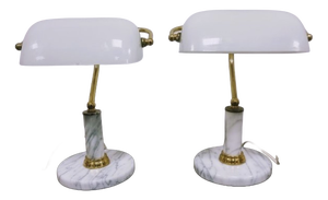 Vintage Notary Lamps, 1970s, Set of 2