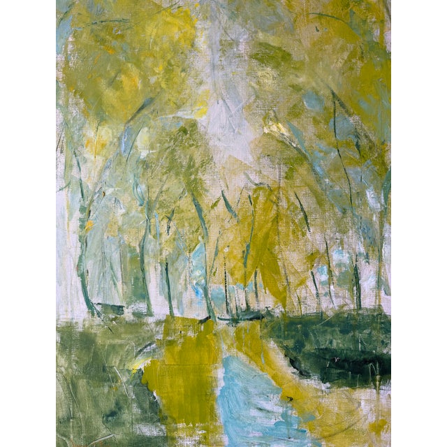 1970’s James Holder Expressionist Abstract Acrylic on Canvas Painting – Framed For Sale - Image 4 of 12