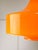 Mid-Century Modern Mid-Century Modern Italian Pendant Lamp in Orange Glass and Brass For Sale - Image 3 of 18
