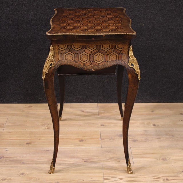 Late 19th Century 19th Century Napoleon III Inlaid Sewing Table, 1880s For Sale - Image 5 of 12