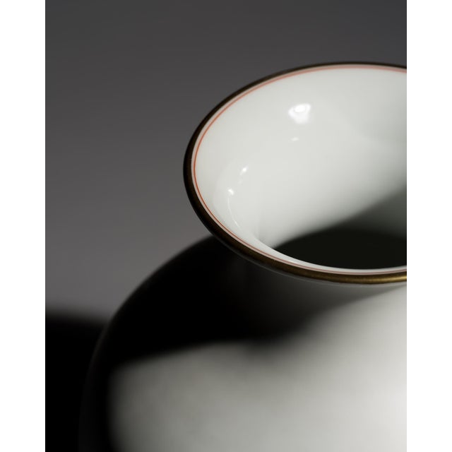Silky Glazed Hand-Painted Vases by Fritz von Stockmayer for Rosenthal, 1940s, Set of 2 For Sale - Image 13 of 18