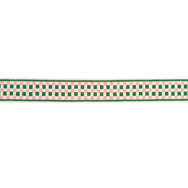 Designed in the U.K. and block-printed by hand in India, Molly Mahon’s Chequer Hand Block Trim is a 100% cotton tape that...