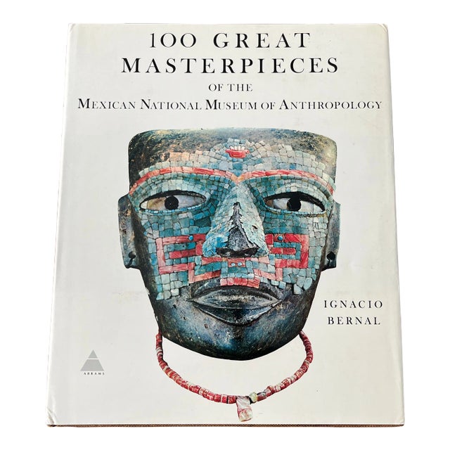 Mexican Art Book-100 Great Masterpieces of the Mexican National Museum of Anthropology, Ignacio Bernal 1969 For Sale
