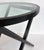 1970s Attributed to Ralph Lauren Mercer Street Round Side Tables, Glass Tops, "X" Frame Bases For Sale - Image 11 of 13