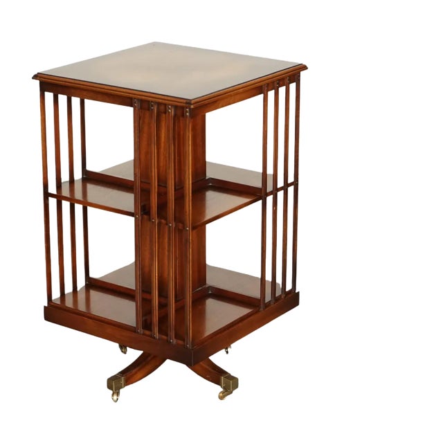Bevan Funnel Revolving Bookcase For Sale