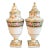 Antique 18th Century French Louis XVI Porcelain Urns with Covers - A Pair For Sale