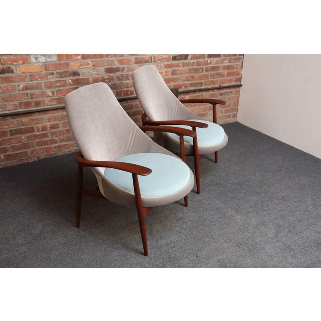 Small-scale slipper/arm/lounge chairs by Framar (Fratelli Marelli) who produced furniture by iconic Italian designers...