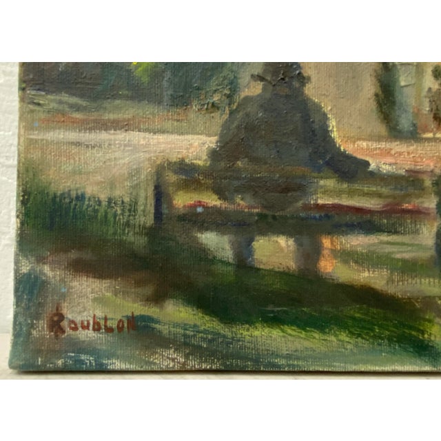 1960s Irina Roublon Belotelkin "View From Pacific Heights" Original Painting c.1960 For Sale - Image 5 of 8