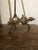 Vintage Solid Brass Ornate Gold Tabletop Easel Painting Picture Plate Holder For Sale - Image 11 of 11