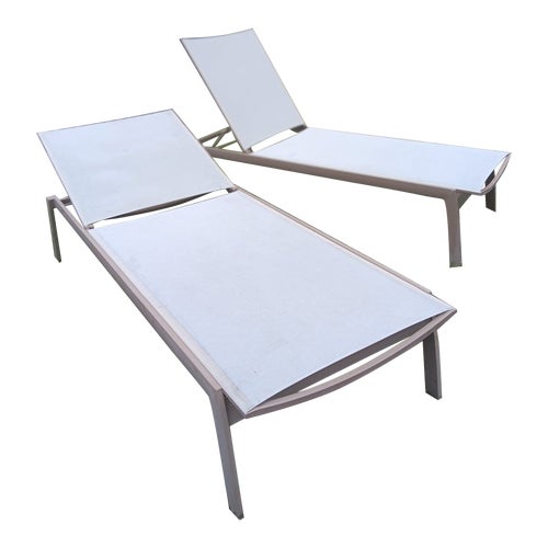 Frontgate Resort Collection™ Newport Aluminum Chaises, Set of