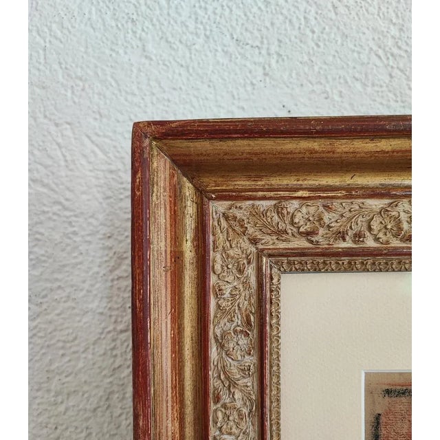 Otto II Vautier, Le malade imaginaire de Molière, Pastel on Watercolor Paper, Framed For Sale - Image 6 of 9