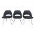 Early 2000s Charcoal Gray and Cream Executive Chairs by Saarinen for Knoll- A Set For Sale