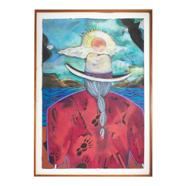 1990 Pastel Drawing by Amy Córdova Boone For Sale