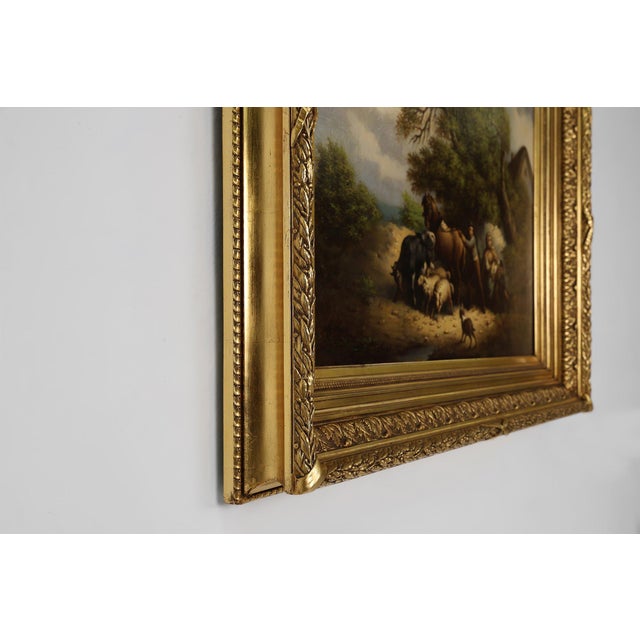Belgian Artist, Large Baroque Scene, 1900, Oil on Canvas, Framed For Sale - Image 4 of 11