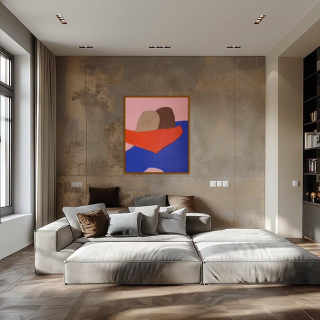 Early 21st Century Bodasca, In Your Arms (Pink Version), 2026, Canvas For Sale - Image 5 of 14