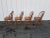 Late 19th Century Vintage Spindle Back Dining Chairs Set of 4 For Sale - Image 12 of 12