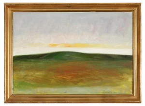 Poul Sørensen, Landscape, 1960s, Oil on Canvas, Framed