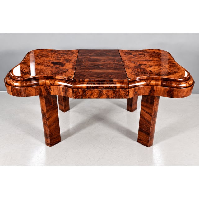 Art Deco Wood Table, 1940s For Sale - Image 12 of 14