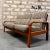 Mid Century Modern Danish 3 Seats Teak Sofa by Nitex Mobler Denmark. C 1980s For Sale - Image 4 of 13