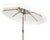 2020s Milan Fringe 9Ft Double Top Crank Umbrella, Ivory For Sale - Image 5 of 6