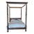Baker 4 Poster Canopy Bed Frame Headboard in Barley Twist Design For Sale