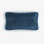 HAPPY PILLOW Soft Velvet Cushion with Fringe in Blue by Lorenza Briola for LO DECOR For Sale - Image 3 of 3