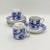 Clean, classic, and quietly elegant—this antique Villeroy & Boch demitasse espresso set leans into timeless blue-and-white...