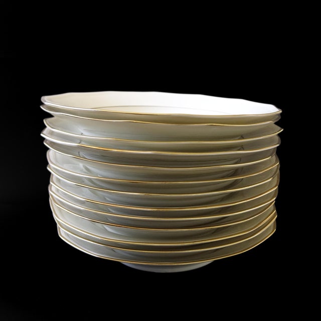 Large Deep Plates by Edward Hald, Set of 6 For Sale - Image 3 of 5
