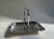 English Cheltenham England Handled Silver Plate Pierced Basket For Sale - Image 3 of 18