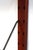 Teak wall system of Danish origin. The shelves are extra wide, measuring 100 cm. Using brass rods, they can be hung in the...