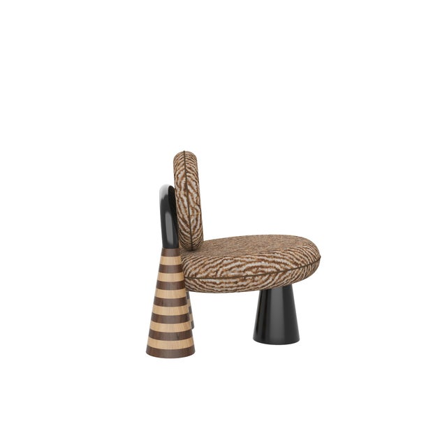Beige Totara Side Chair by Ömer Öztürk For Sale - Image 8 of 18