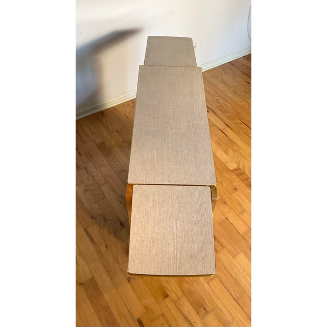 Vintage 1950s Rolling Buffet Bar Cart Server Oak Drop Leaves For Sale - Image 10 of 12