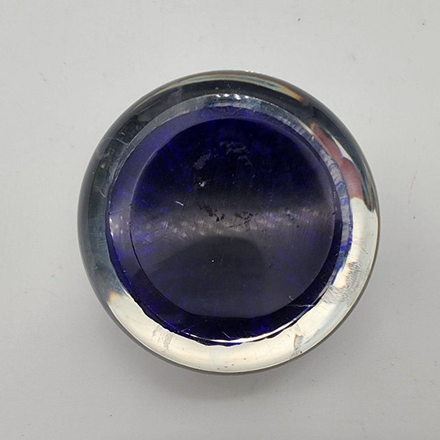 Mid-Century Modern Mid 20th Century Perthshire Millefiori Glass Paperweight For Sale - Image 3 of 5