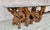 Vintage Sculptural Natural Burlwood Root Dining Table With Rectangular Glass Top For Sale - Image 9 of 18