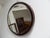 Antique Oval Mahogany Mirror, 1890s For Sale - Image 3 of 9
