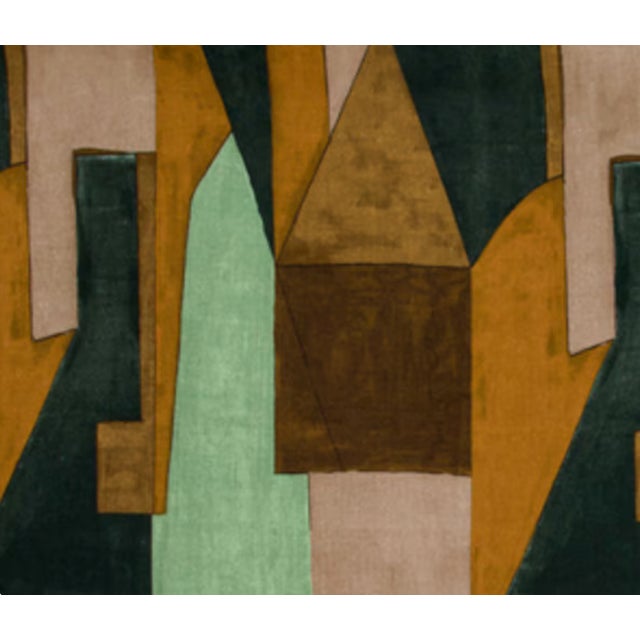 2020s District Linen Pillow Cover in Tobacco Brown For Sale - Image 5 of 5