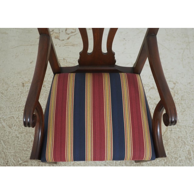 Kittinger Historic Newport Tall Back Mahogany Armchair For Sale - Image 10 of 18
