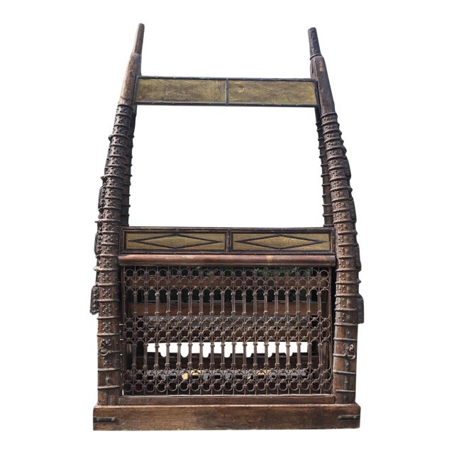 Ooak Ox Cart Bar Cabinet For Sale