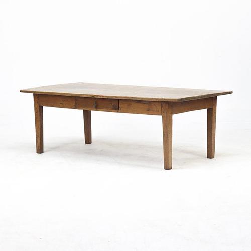 Large Antique Rustic French Farmhouse Coffee Table For Sale - Image 5 of 13