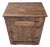 1920s White Cap Ice Box Oak Wood Simmons Hardware For Sale